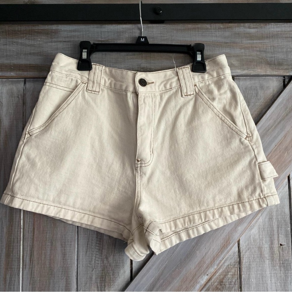 PacSun Women's Tan Cargo Shorts